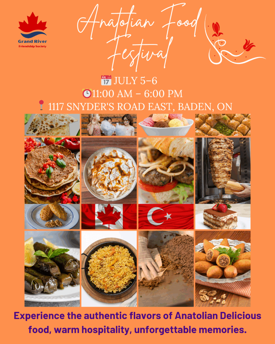 Anatolian Food Festival 📅 JULY 5–6 ⏰ 1100 AM – 600 PM