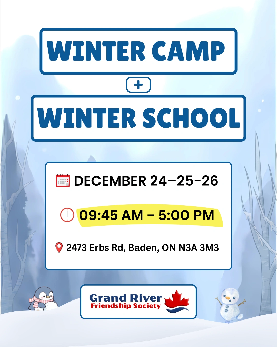 Winter Camp + Winter School