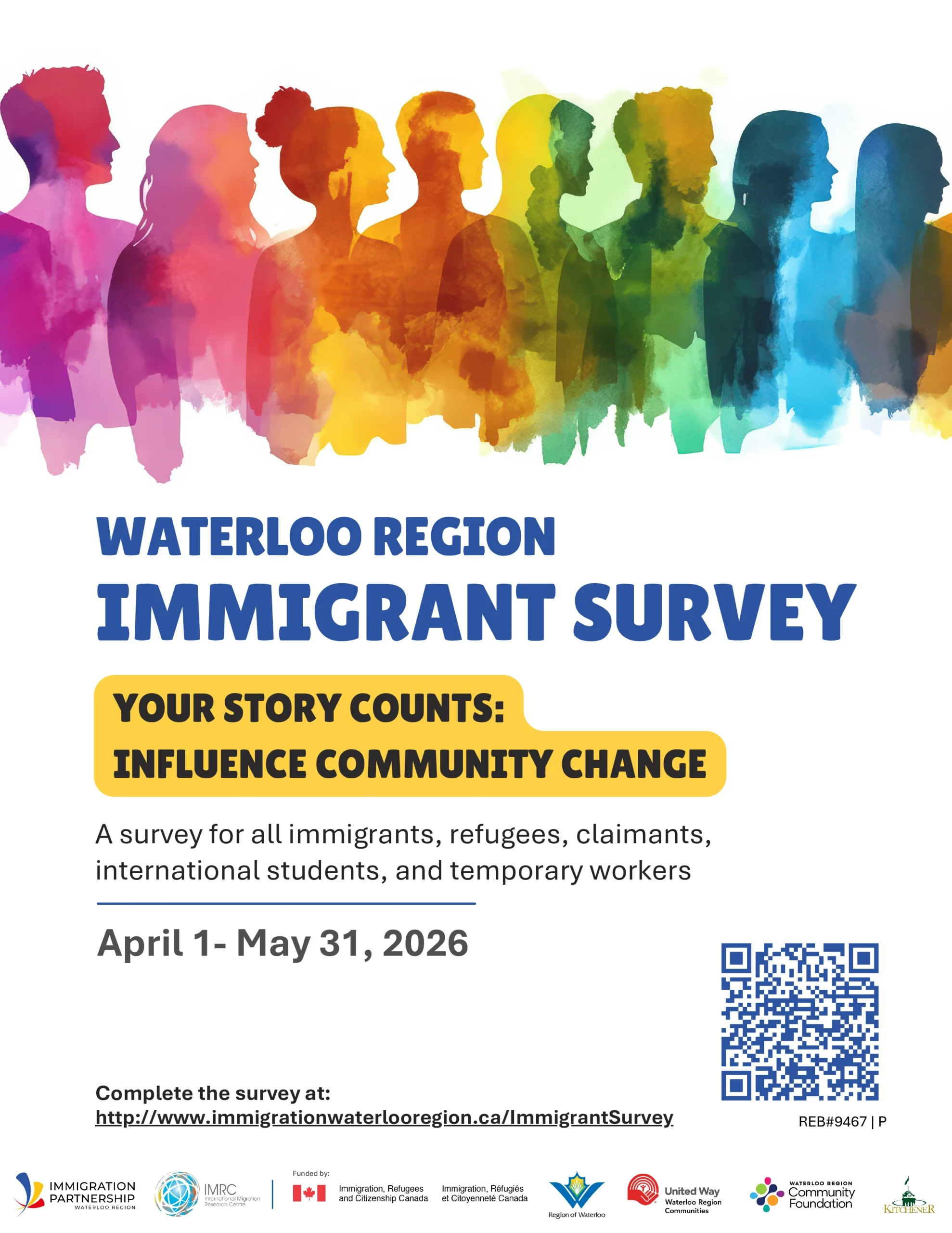 The Waterloo Region Immigrant Survey is now open!