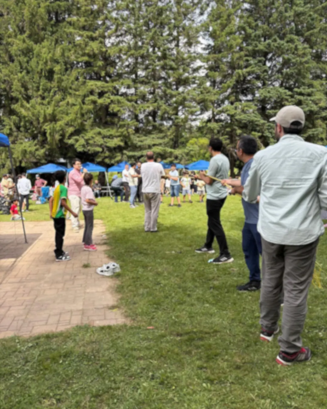 Turkish Food Festival Guests from diverse communities attending the GRFS Turkish Food Festival with children playing soccer and families enjoying Father’s Day activities.
