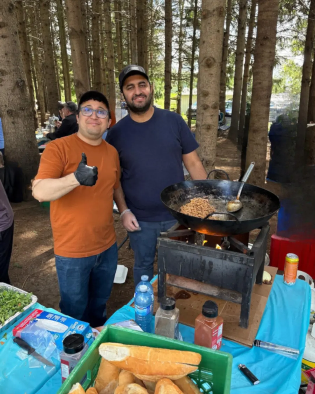 Turkish Food Festival Guests from diverse communities attending the GRFS Turkish Food Festival with children playing soccer and families enjoying Father’s Day activities.