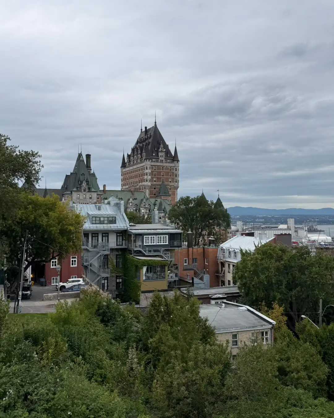 GRFS Quebec Trip 2026 - 05 Quebec City skyline and Chateau Frontenac during the GRFS trip