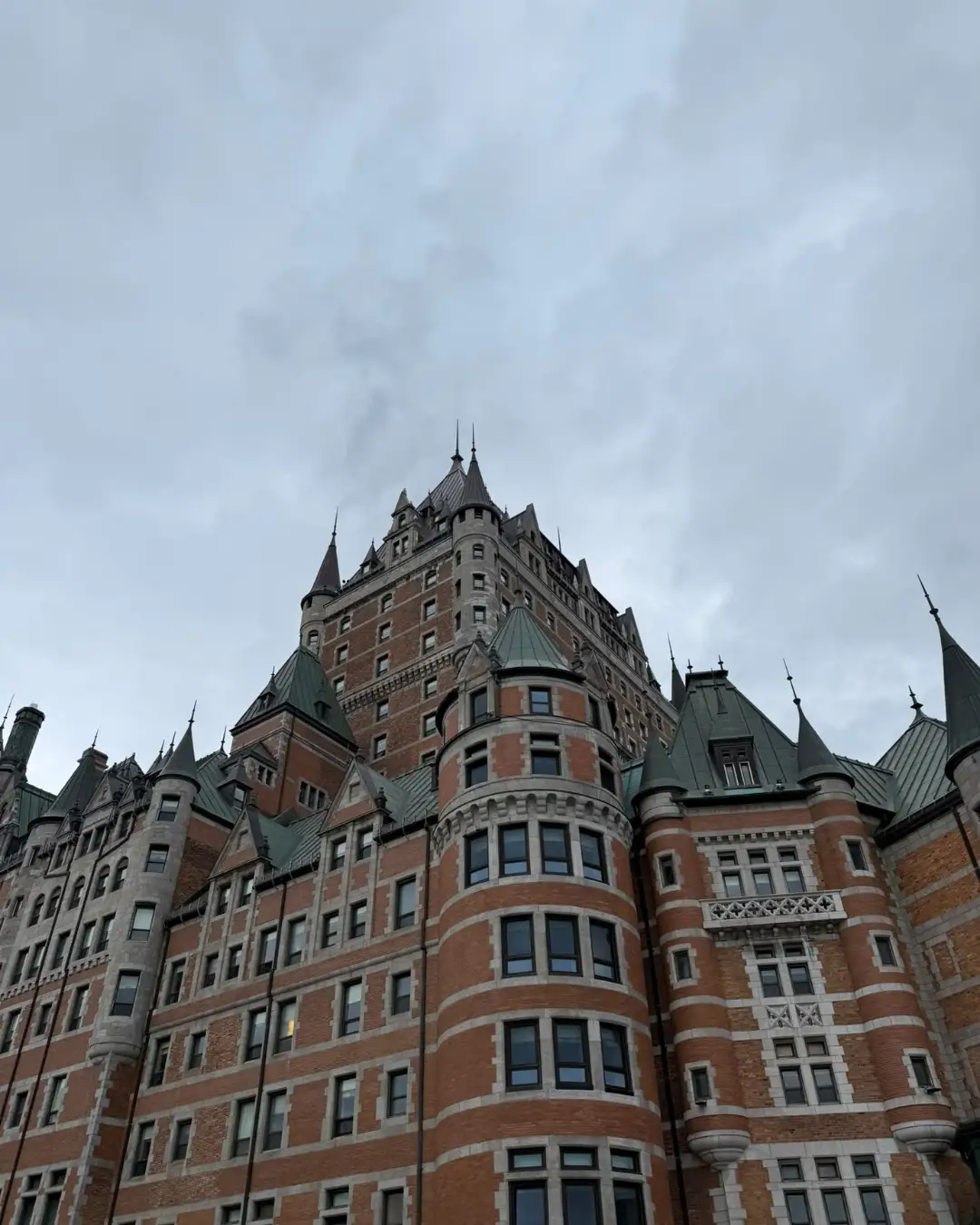 GRFS Quebec Trip 2026 - 07 Chateau Frontenac viewed during the GRFS Quebec City visit