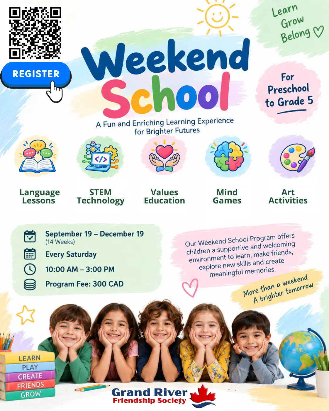 GRFS Weekend School - Fall 2026